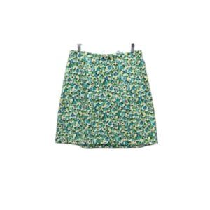 J. JILL Womens S Cabana Tropical Hut Village Soft Knit Pull On Skirt Resortwear